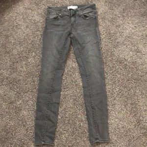 light washed grey jeans